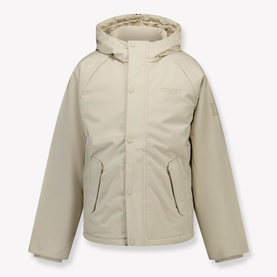 Tommy Hilfiger Kinder Jongens Tussenjas In Beige