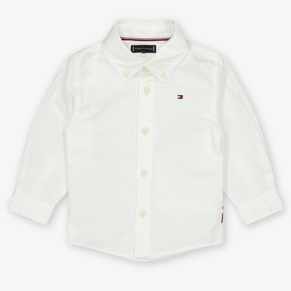 Tommy Hilfiger Baby Jongens Blouse In Wit