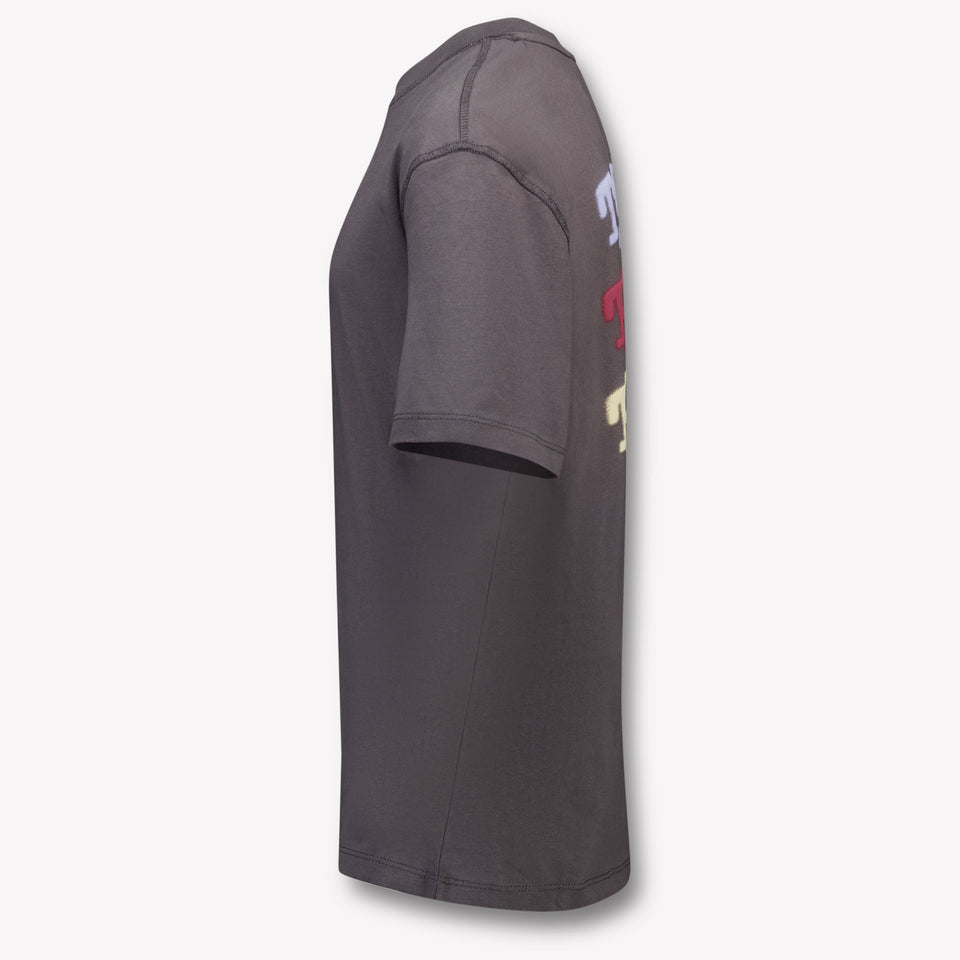 Tommy Hilfiger Kinder Jongens T-Shirt In Grijs