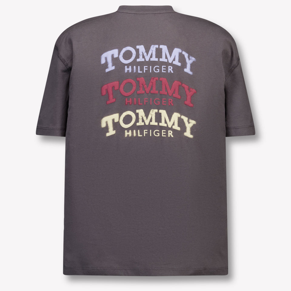 Tommy Hilfiger Kinder Jongens T-Shirt In Grijs