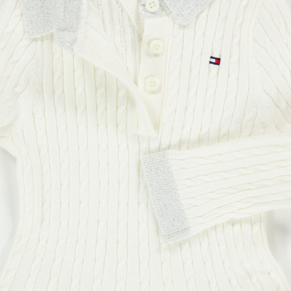 Tommy Hilfiger Baby Girls Dress OffWhite
