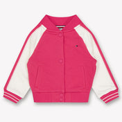 Tommy Hilfiger Baby Girls Jacket Dark Pink