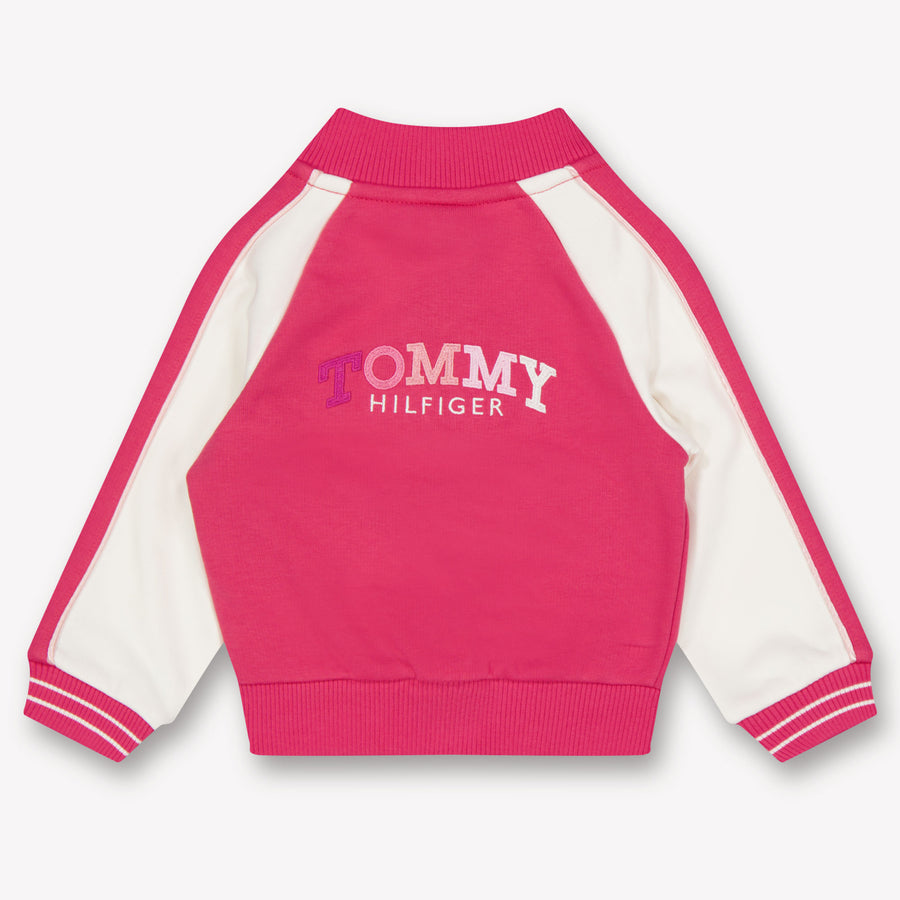Tommy Hilfiger Baby Meisjes Tussenjas In Donker Roze