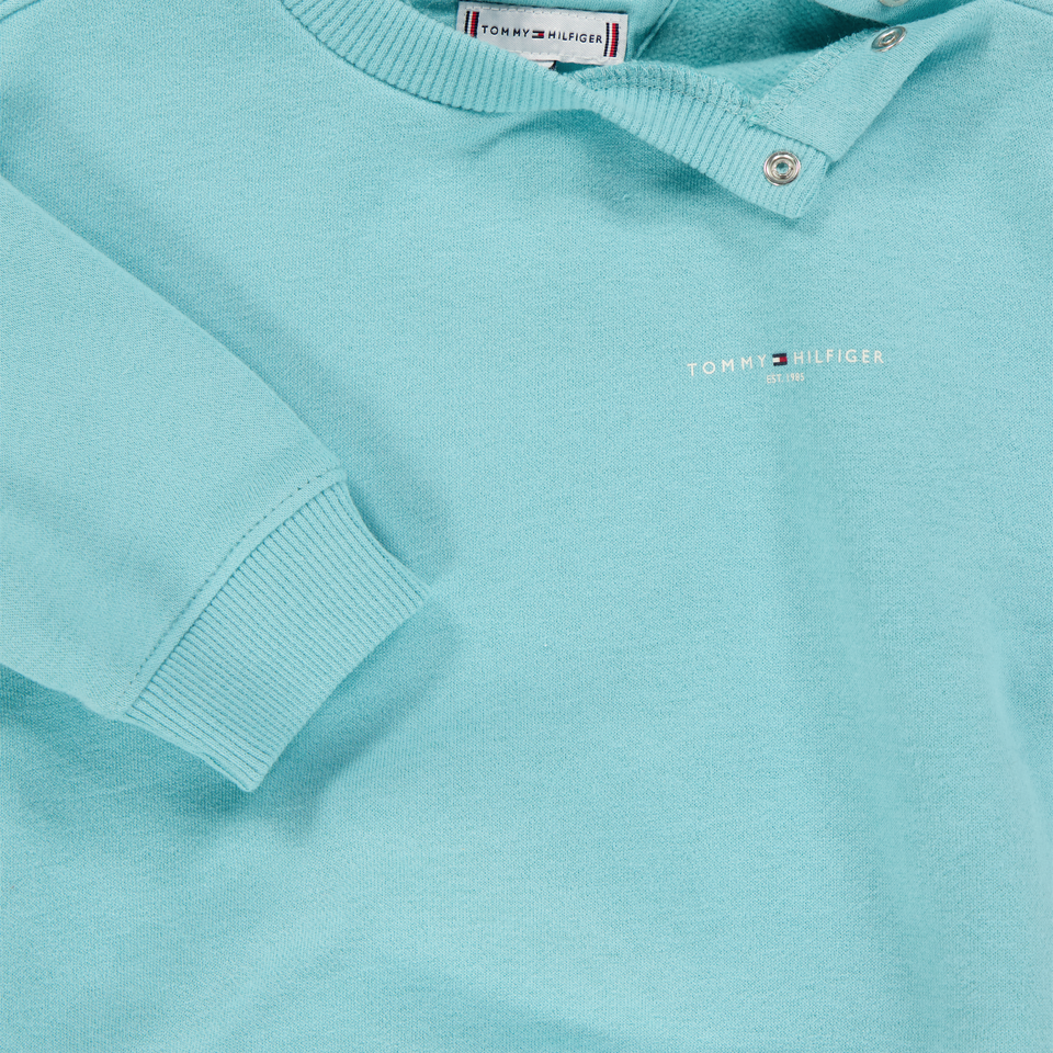 Tommy Hilfiger Baby Unisex Trui In Turquoise