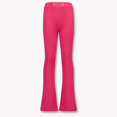 Tommy Hilfiger Kids Girls Leggings in Dark Pink