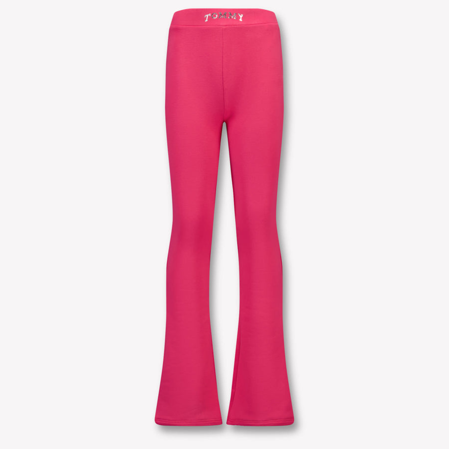 Tommy Hilfiger Kids Girls Leggings in Dark Pink