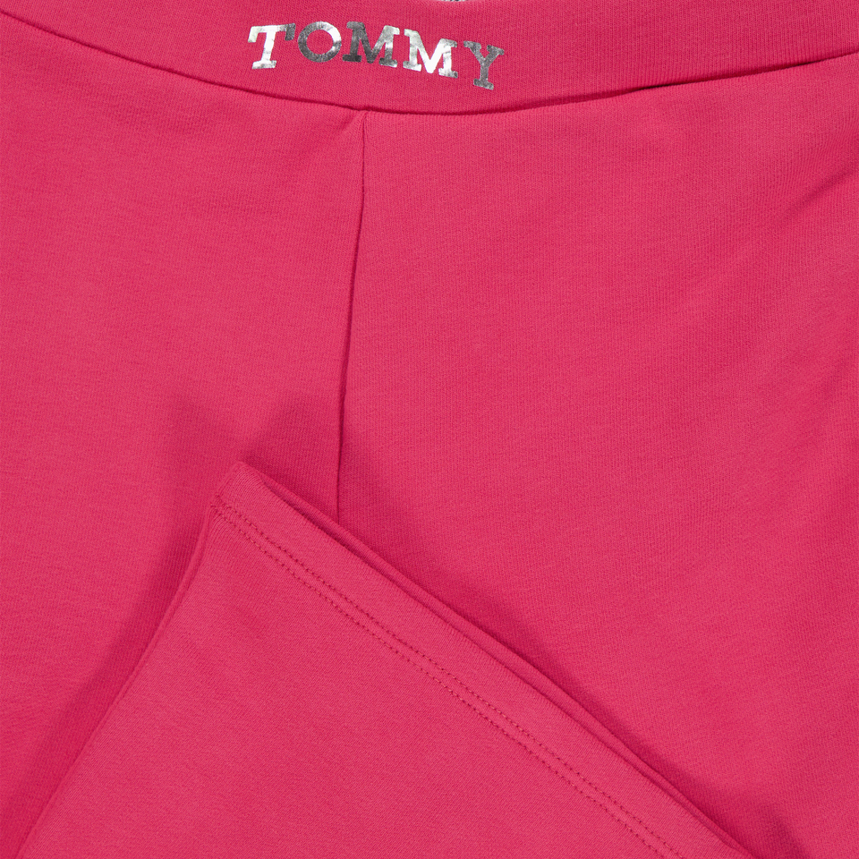 Tommy Hilfiger Kids Girls Leggings in Dark Pink