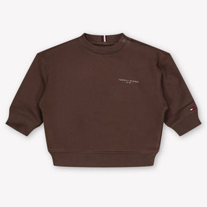 Tommy Hilfiger Baby Unisex Trui In Bruin