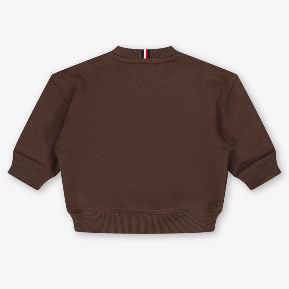 Tommy Hilfiger Baby Unisex Trui In Bruin