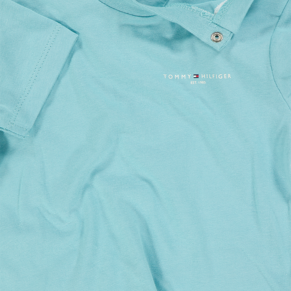 Tommy Hilfiger Baby Unisex T-Shirt In Turquoise