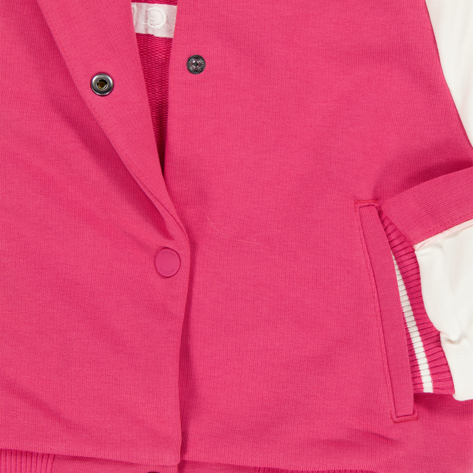 Tommy Hilfiger Kinder Meisjes Tussenjas In Fuchsia