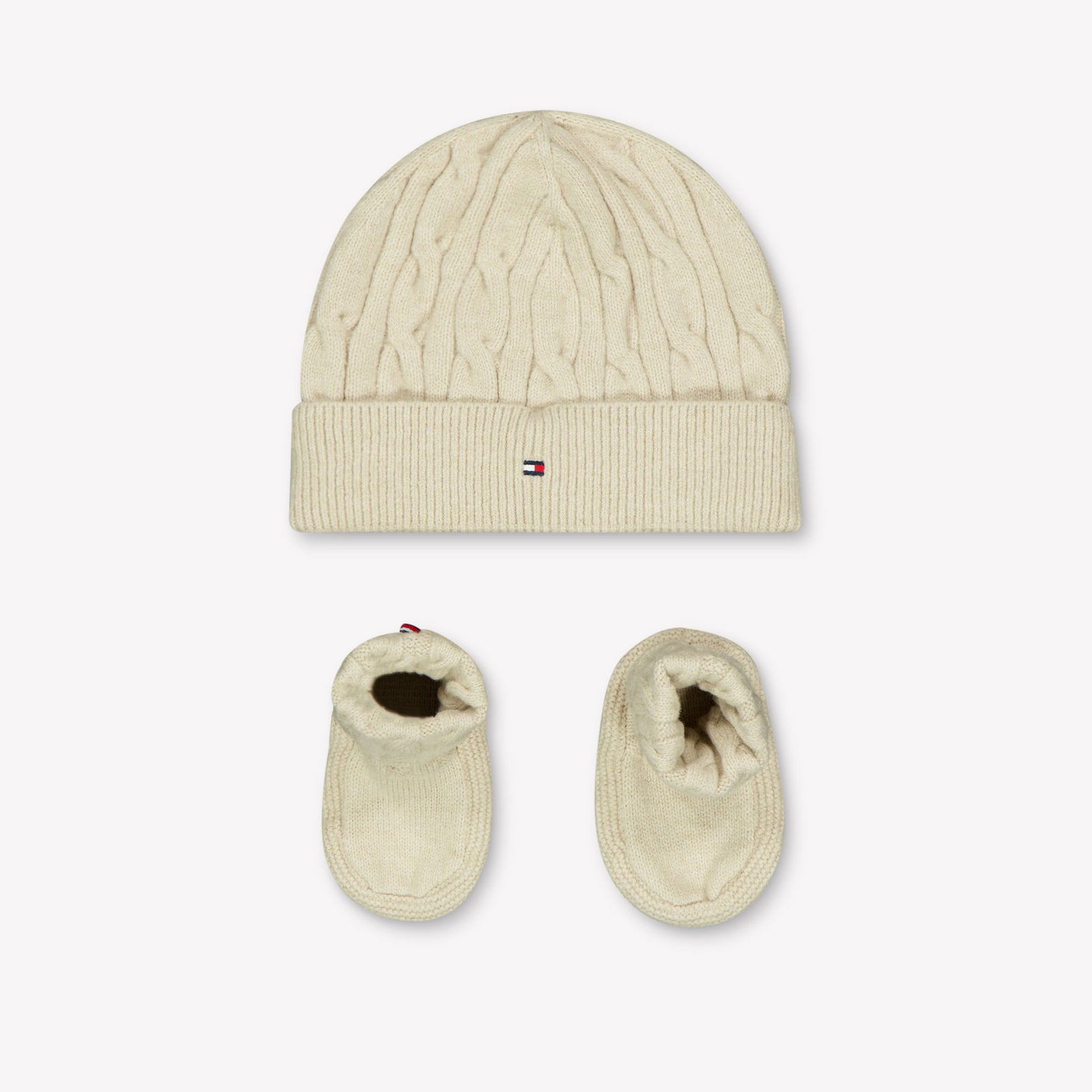 Tommy Hilfiger Baby Unisex Hat in Light Beige