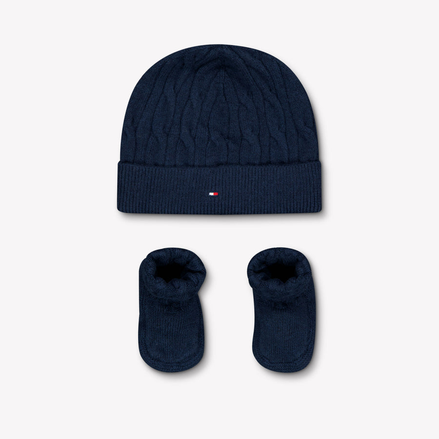Tommy Hilfiger Baby Unisex Beanie in Navy