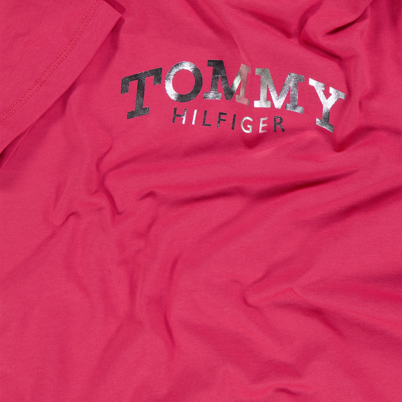 Tommy Hilfiger Kinder Meisjes T-Shirt In Fuchsia
