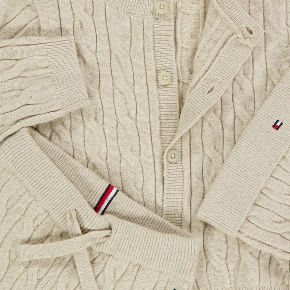 Tommy Hilfiger Baby Unisex Setje In Licht Beige
