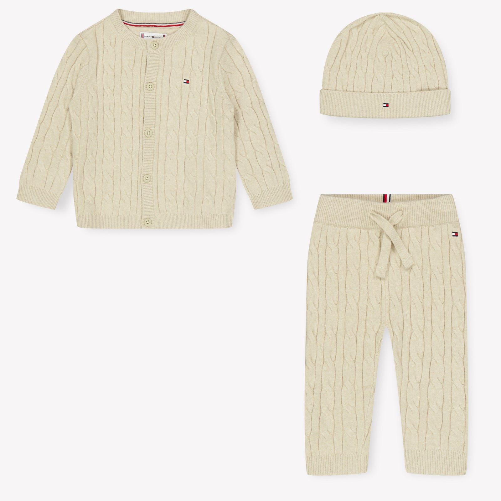 Tommy Hilfiger Baby Unisex Setje In Licht Beige