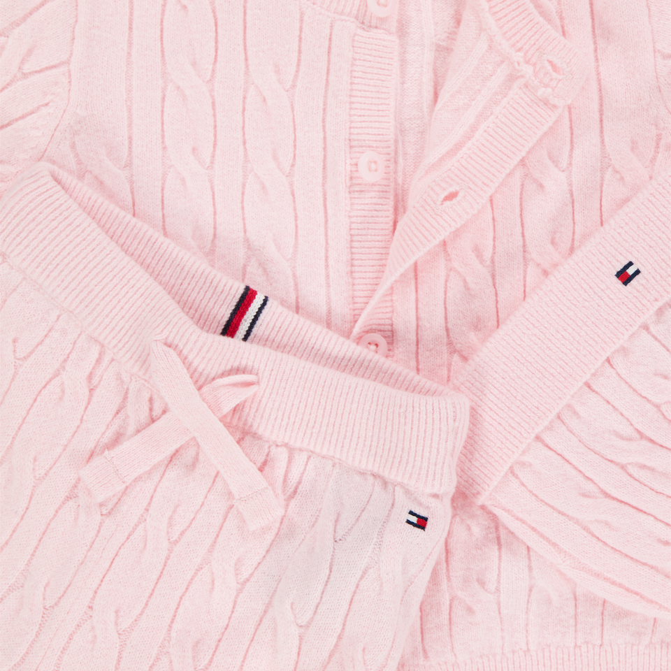 Tommy Hilfiger Baby Unisex Setje In Licht Roze
