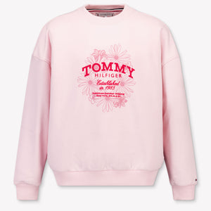 Tommy Hilfiger Kinder Meisjes Trui In Licht Roze