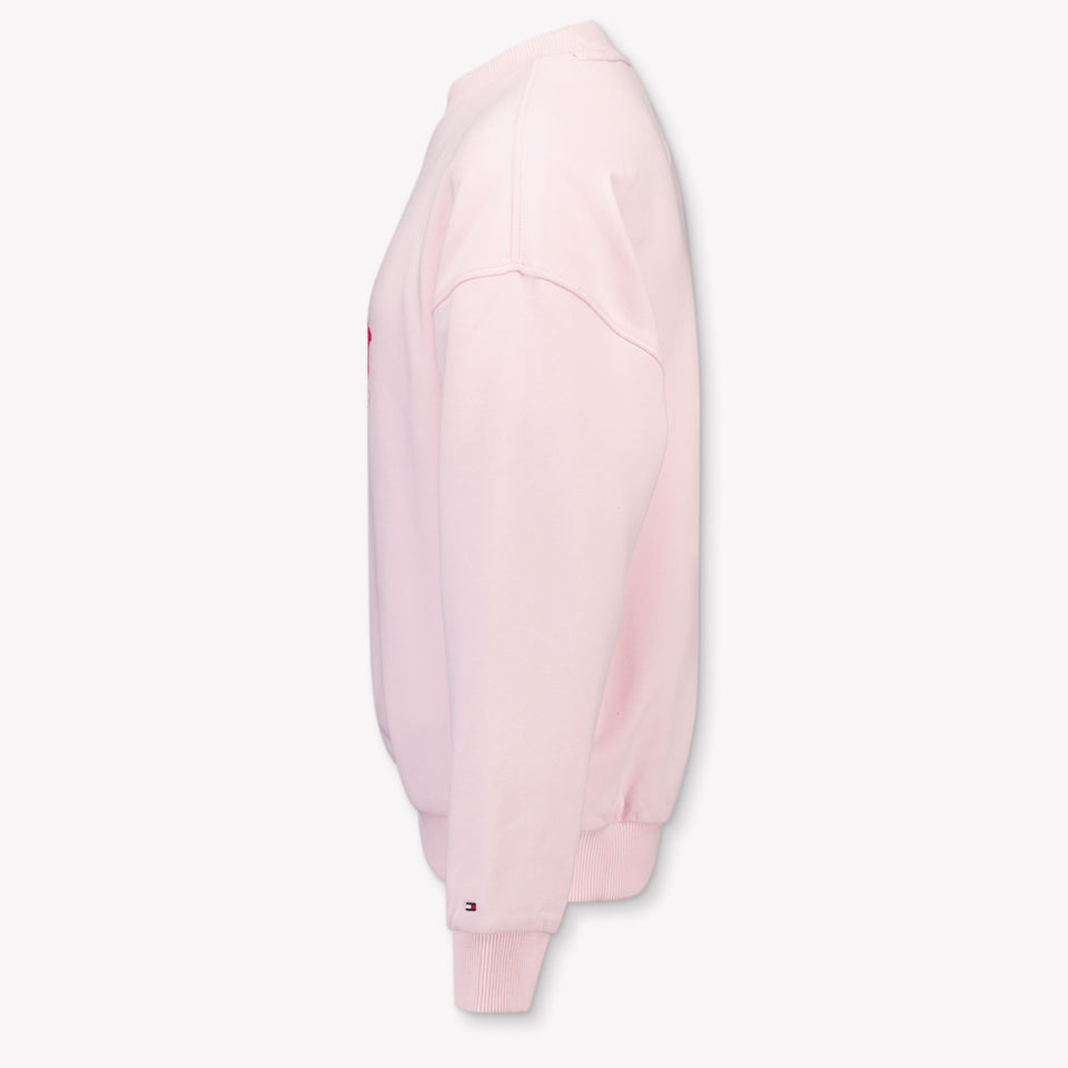 Tommy Hilfiger Kinder Meisjes Trui In Licht Roze