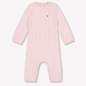 Tommy Hilfiger Baby Unisex Playsuit In Light Pink
