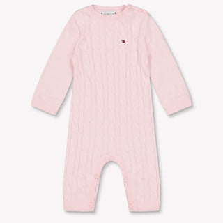 Tommy Hilfiger Baby Unisex Playsuit In Light Pink