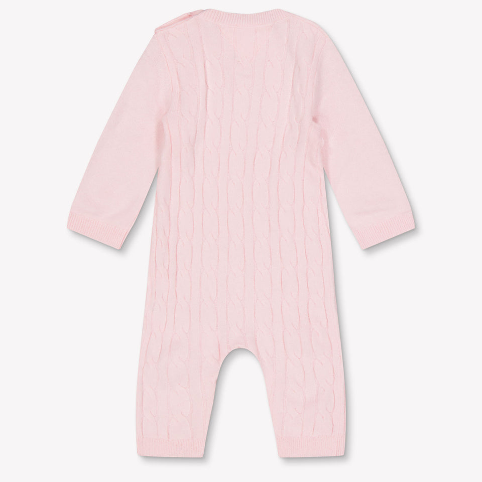 Tommy Hilfiger Baby Unisex Playsuit In Light Pink