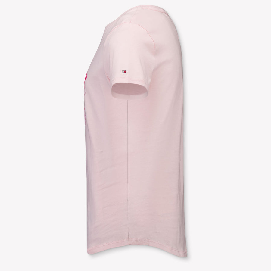Tommy Hilfiger Kids Girls T-shirt in Light Pink
