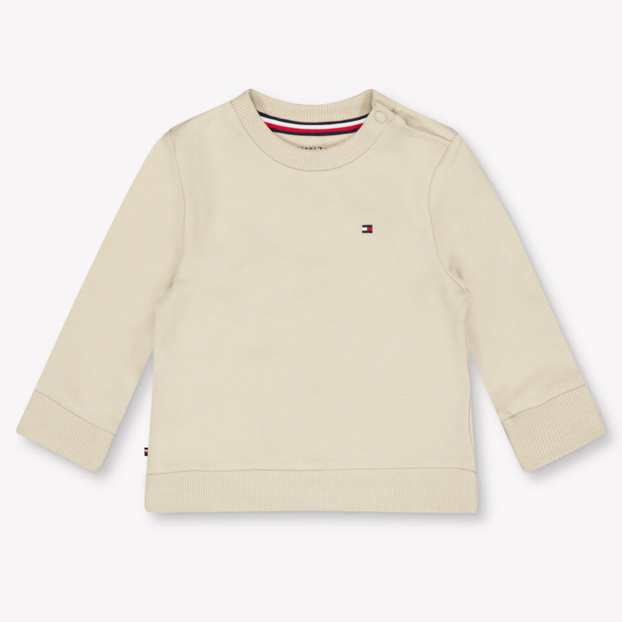 Tommy Hilfiger Baby Unisex Trui In Licht Beige