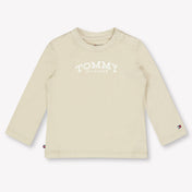 Tommy Hilfiger Baby Unisex T-shirt in Light Beige