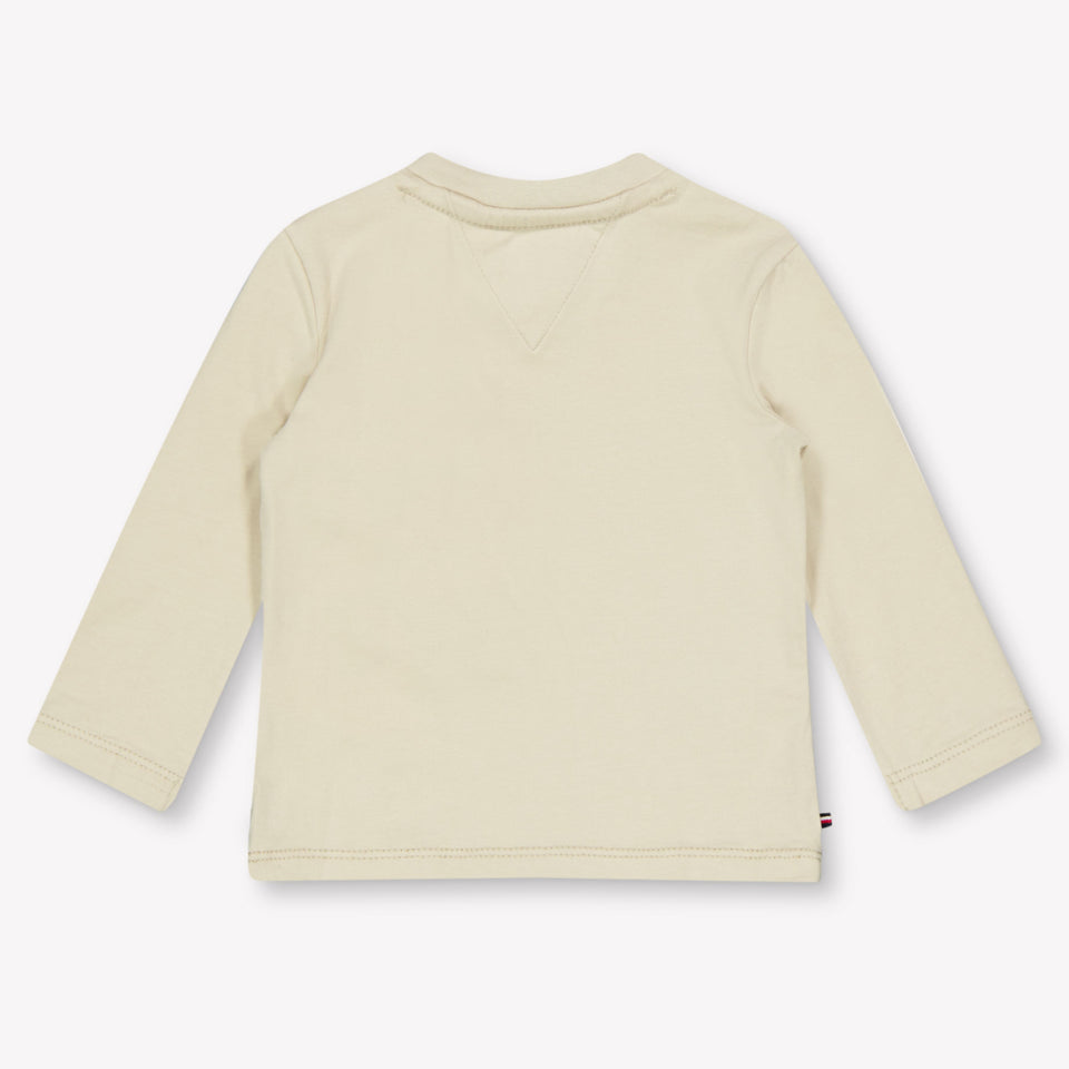 Tommy Hilfiger Baby Unisex T-shirt in Light Beige