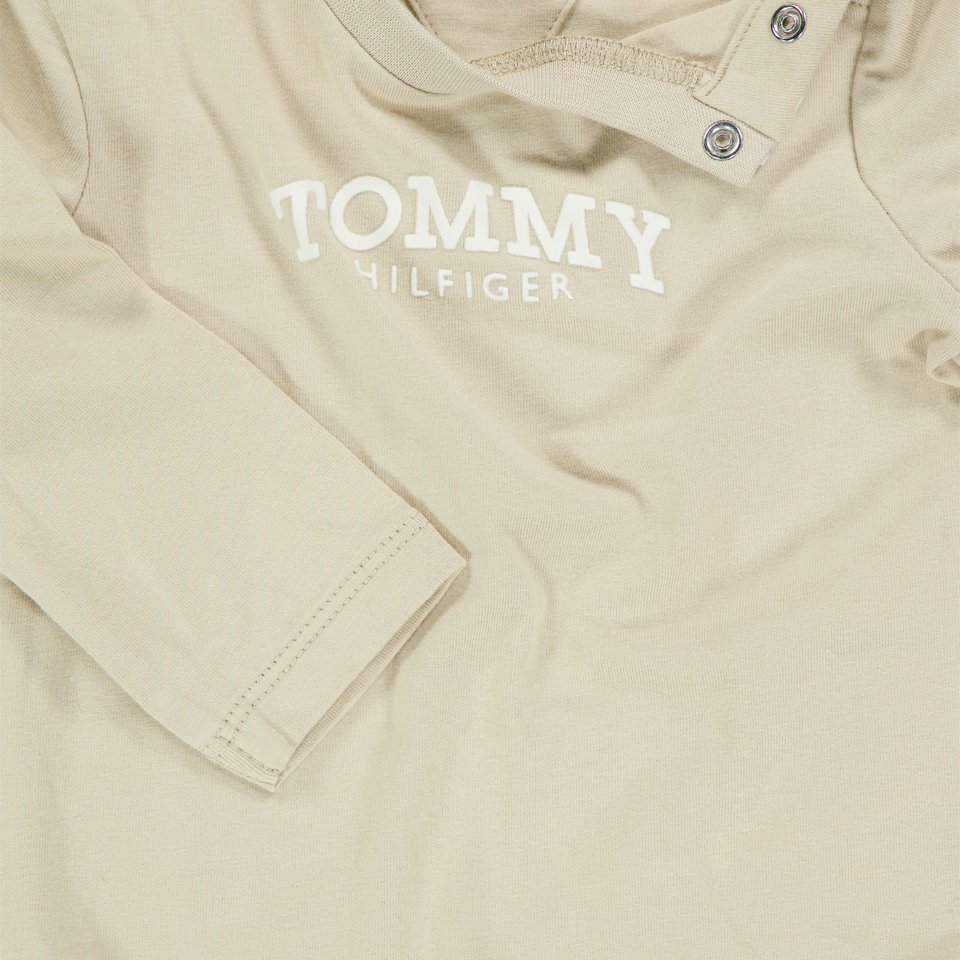 Tommy Hilfiger Baby Unisex T-shirt in Light Beige