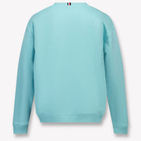 Tommy Hilfiger Kinder Unisex Trui In Turquoise