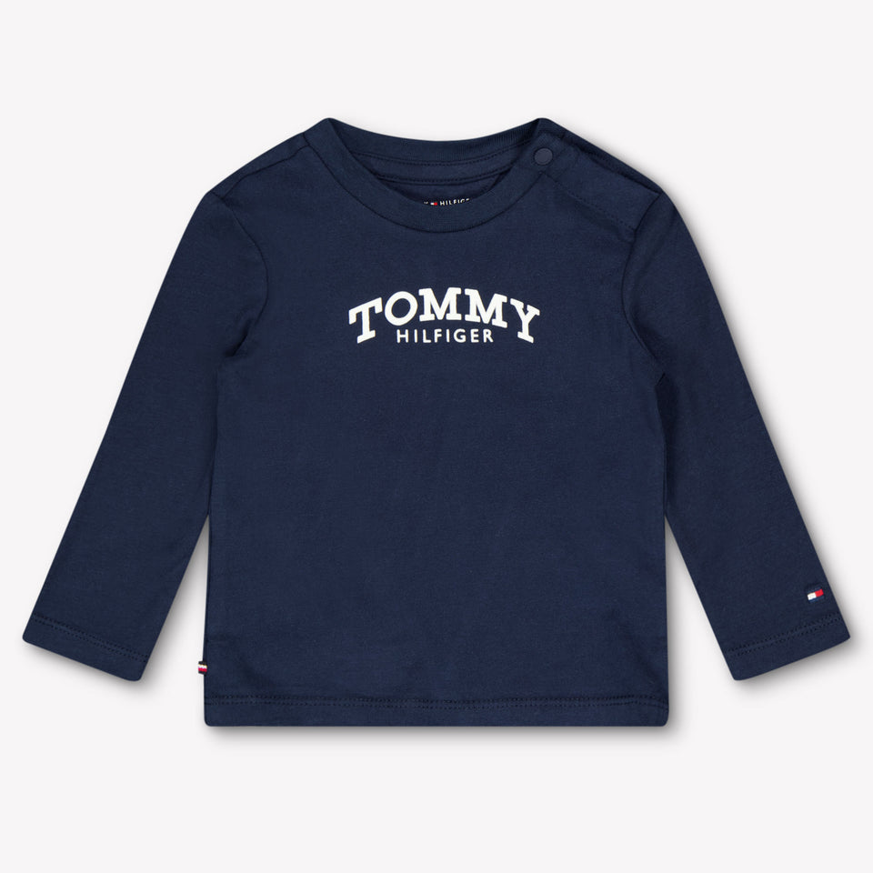 Tommy Hilfiger Baby Unisex T-Shirt In Navy