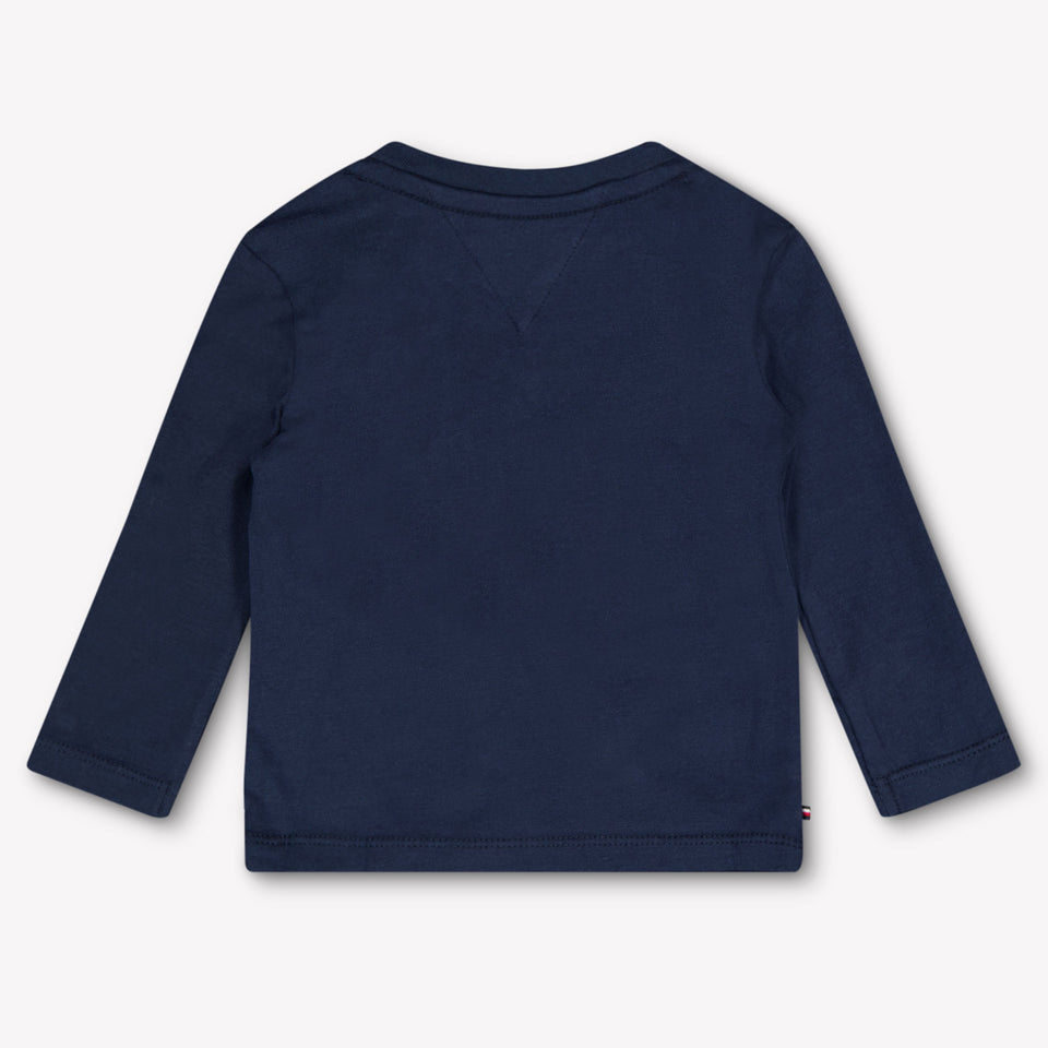 Tommy Hilfiger Baby Unisex T-Shirt In Navy