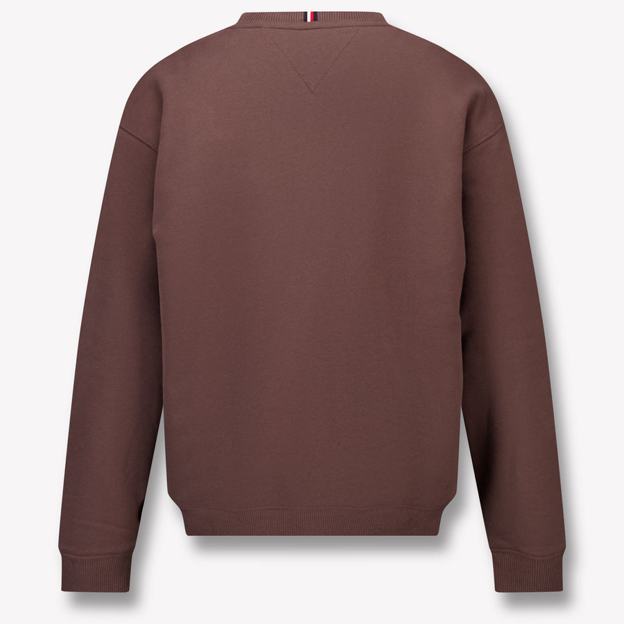 Tommy Hilfiger Kinder Unisex Trui In Bruin