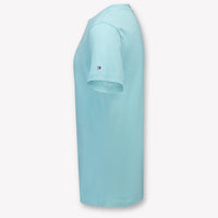 Tommy Hilfiger Kinder Unisex T-Shirt In Turquoise