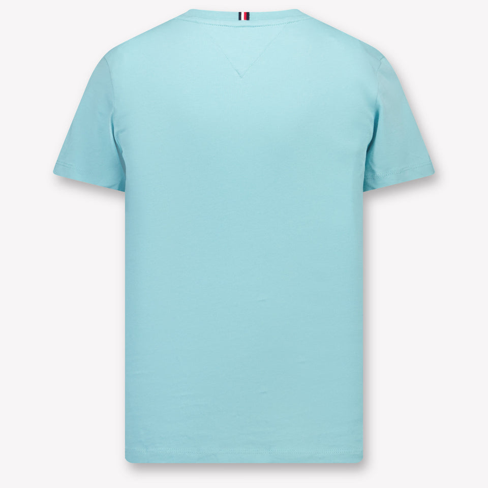 Tommy Hilfiger Kinder Unisex T-Shirt In Turquoise