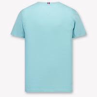 Tommy Hilfiger Kinder Unisex T-Shirt In Turquoise