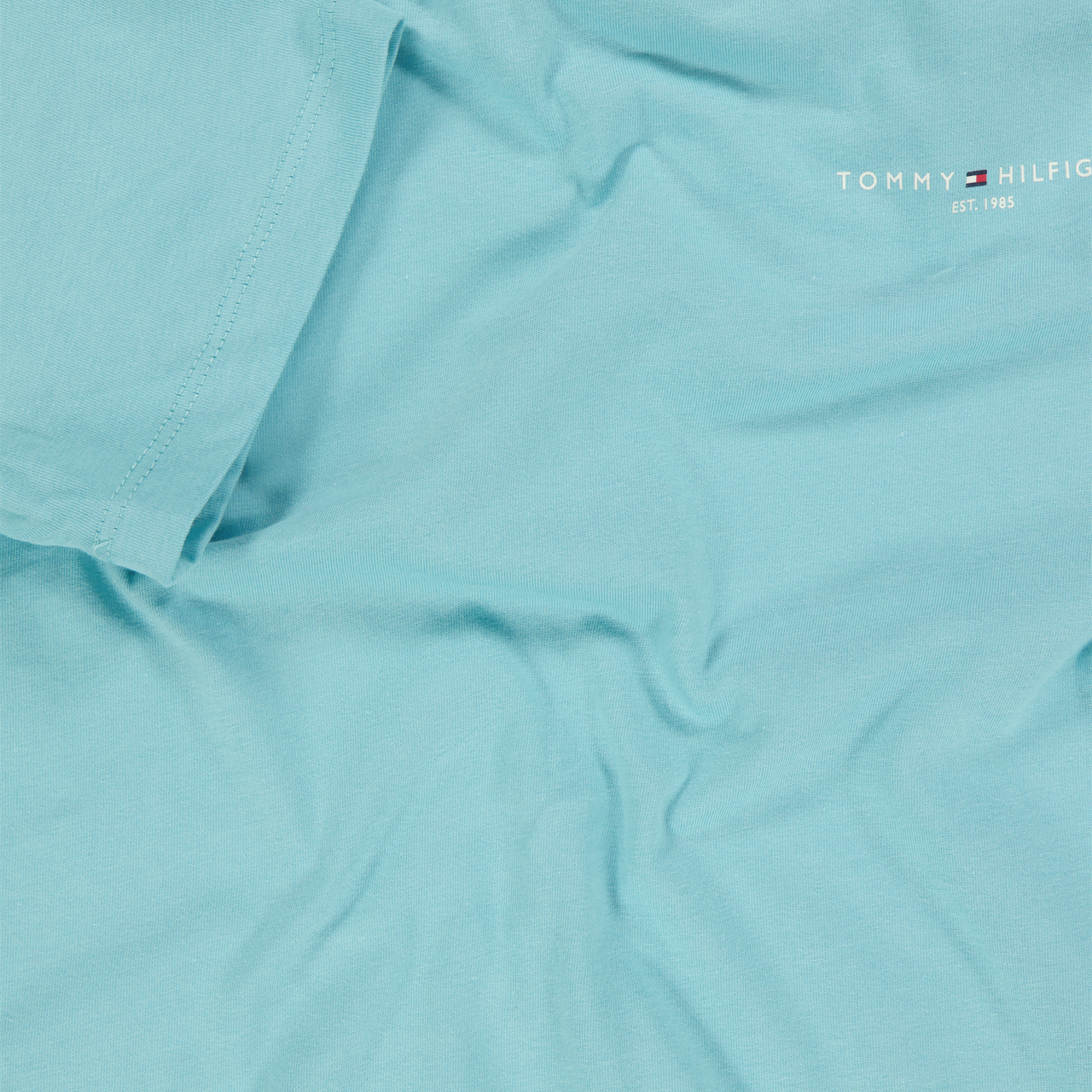 Tommy Hilfiger Kinder Unisex T-Shirt In Turquoise