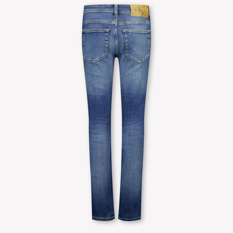 Calvin Klein Kinder Jongens Jeans In Donker Blauw