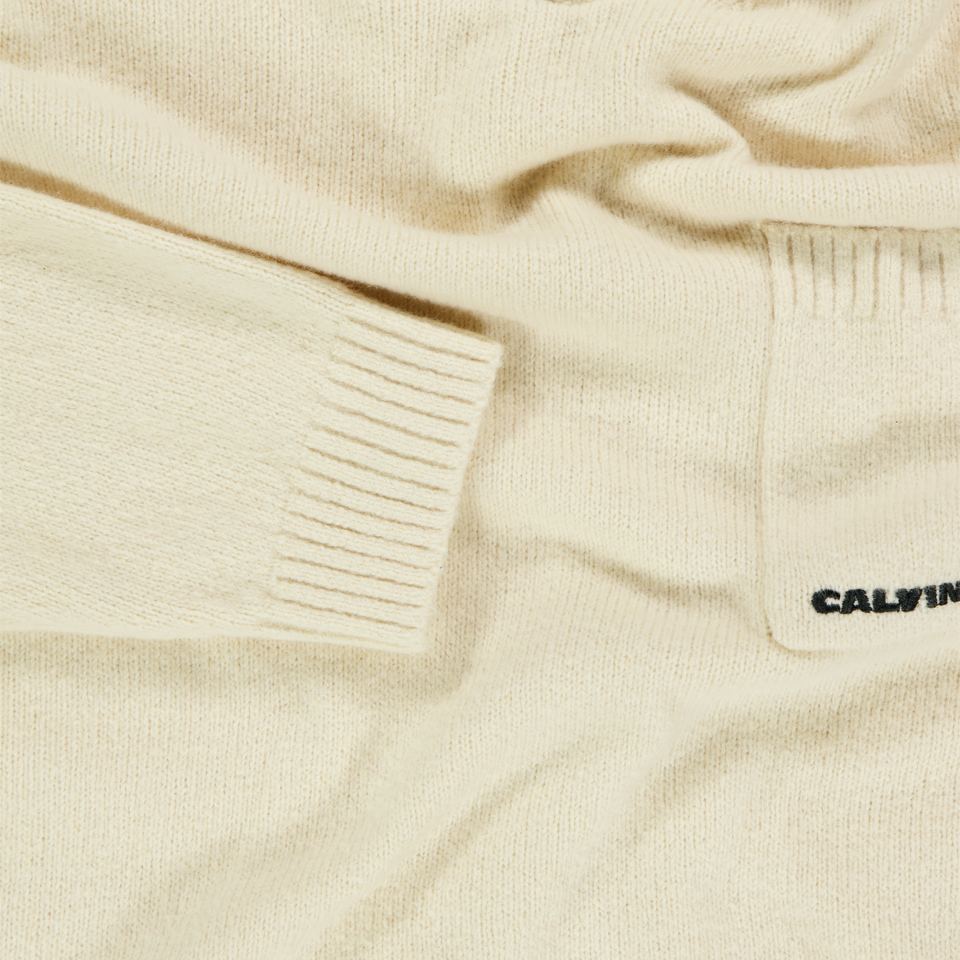 Calvin Klein Kinder Jongens Trui In Licht Beige