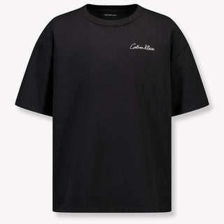 Calvin Klein Kids Boys T-Shirt In Black