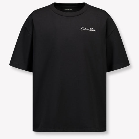 Calvin Klein Kids Boys T-Shirt In Black