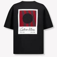 Calvin Klein Kinder Jongens T-Shirt In Zwart