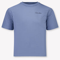 Calvin Klein Kinder Jongens T-Shirt In Licht Blauw