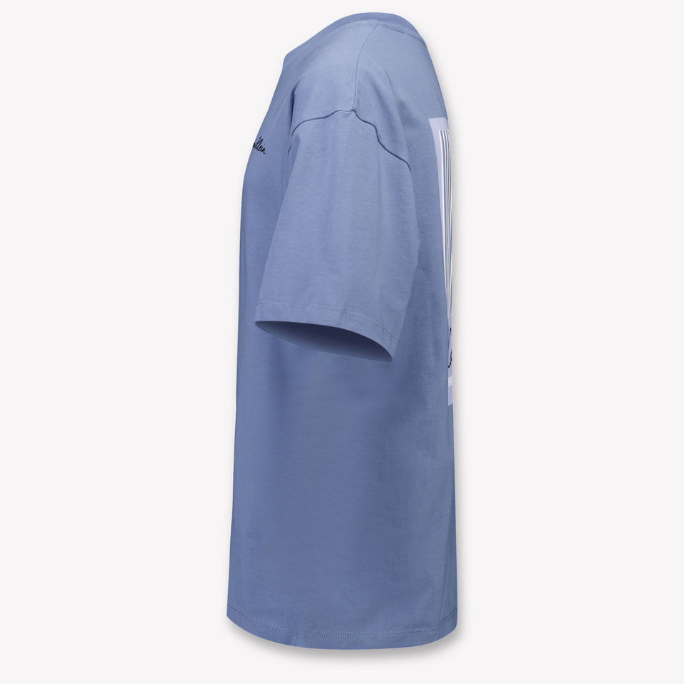 Calvin Klein Kids Boys T-Shirt In Light Blue