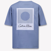 Calvin Klein Kinder Jongens T-Shirt In Licht Blauw