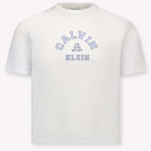 Calvin Klein Kinder Jongens T-Shirt In Wit