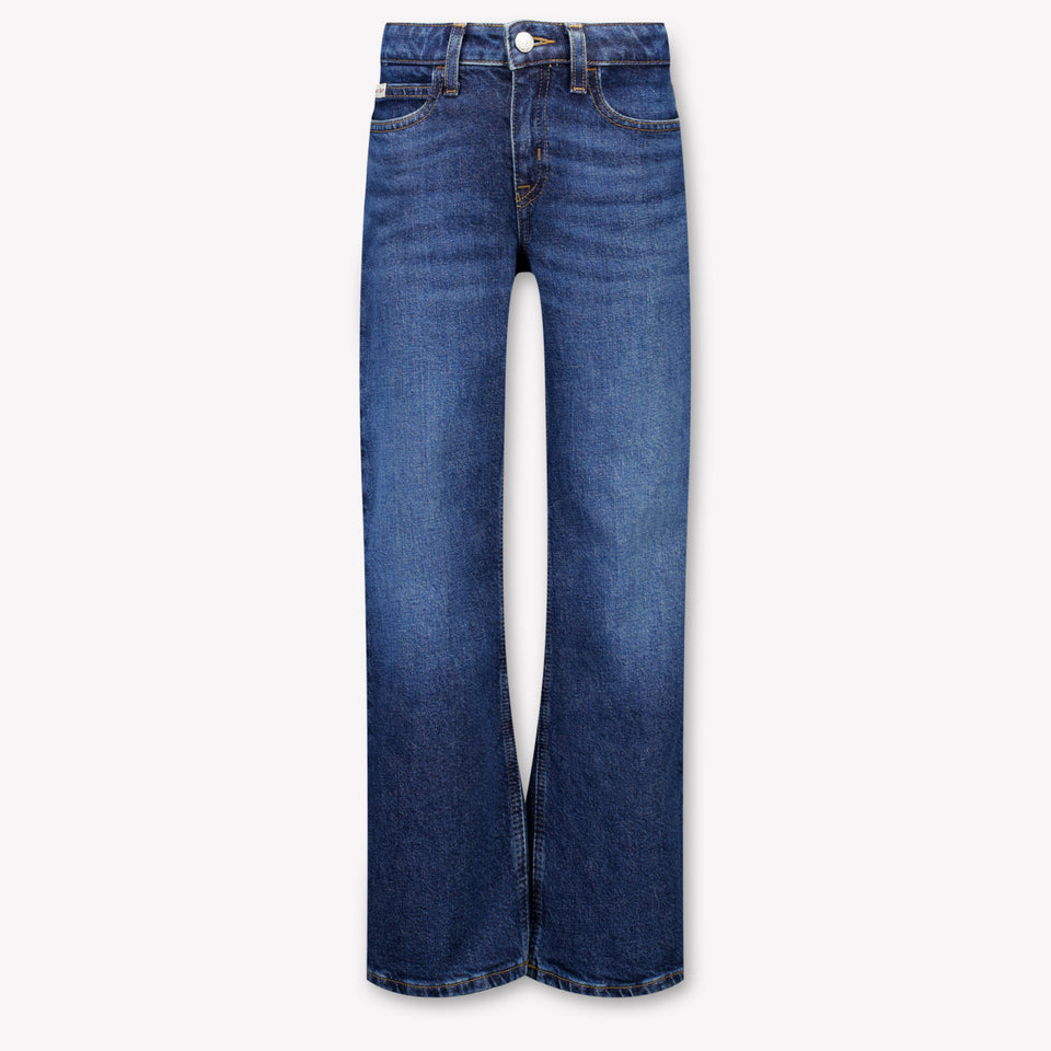 Calvin Klein Kids Girls Jeans In Blue