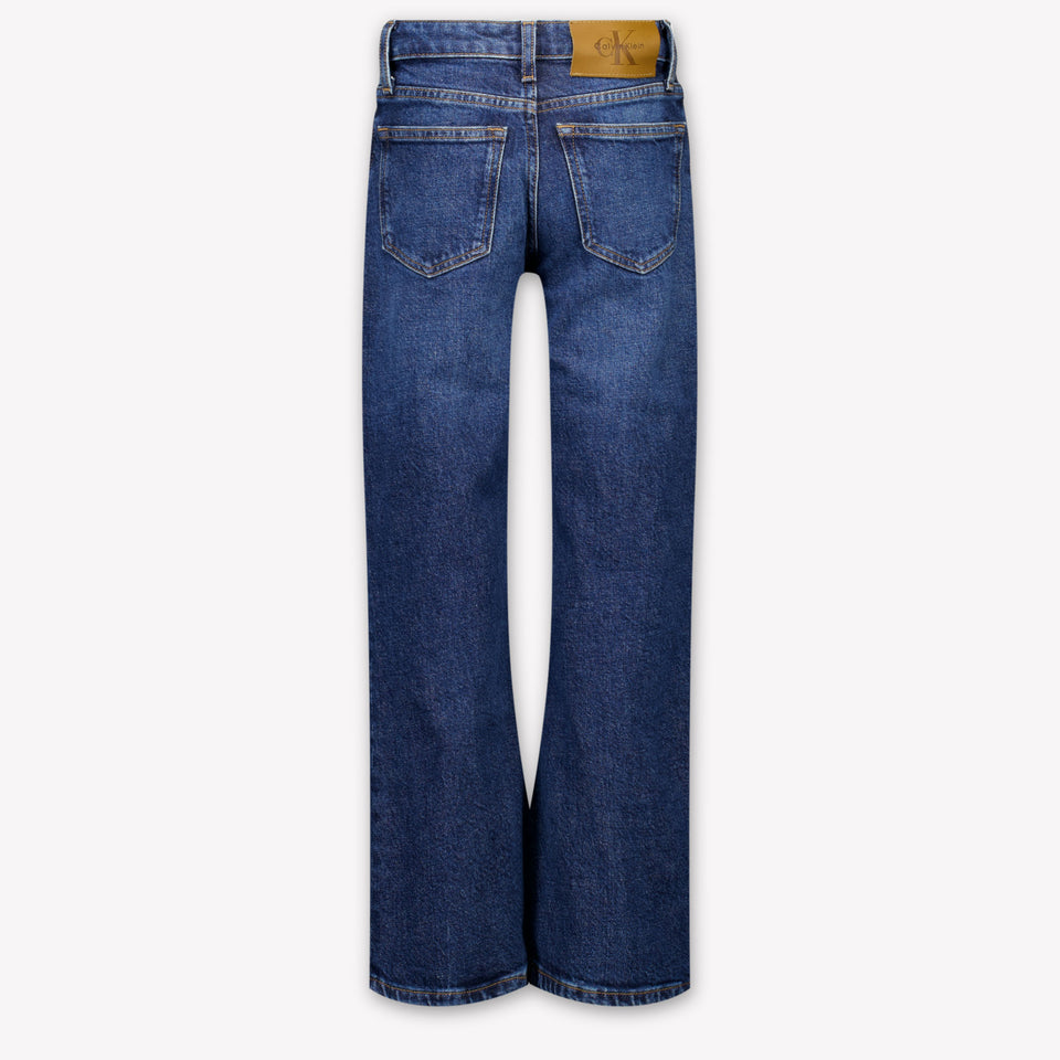 Calvin Klein Kids Girls Jeans In Blue